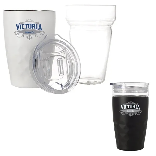 Howard Glass Vacuum Tumbler - 14 oz.... from ASI 40480 Koozie Group