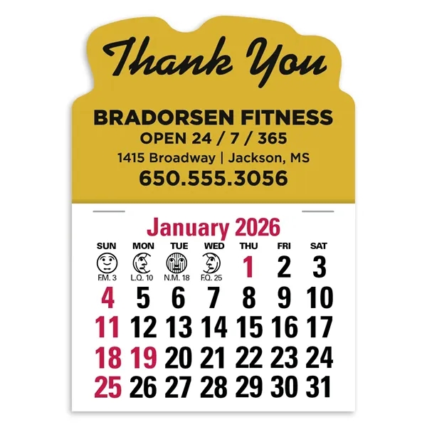 Press-N-Stick Standard Calendar... from ASI 40480 Koozie Group
