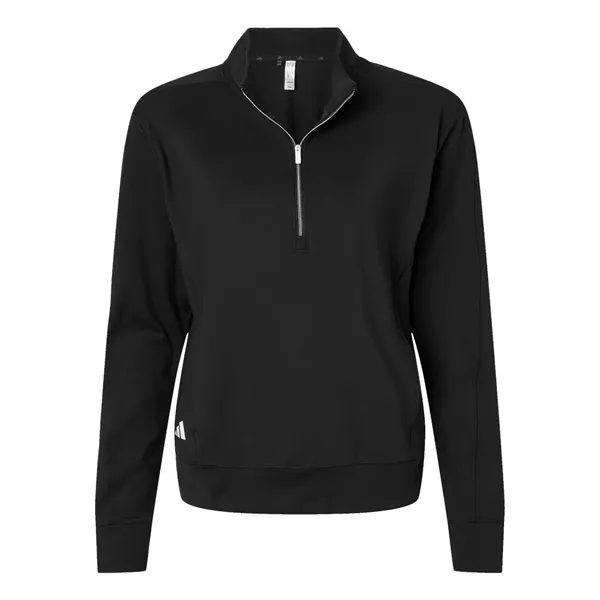 Adidas Women's Ultimate365 Textured Quarter-Zip Pullover... from ASI 84358 S&S Activewear