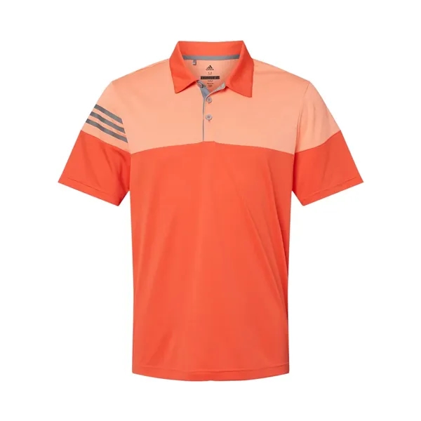 Heather 3-Stripes Block Sport Shirt... from ASI 84358 S&S Activewear