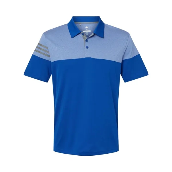 Heather 3-Stripes Block Sport Shirt... from ASI 84358 S&S Activewear