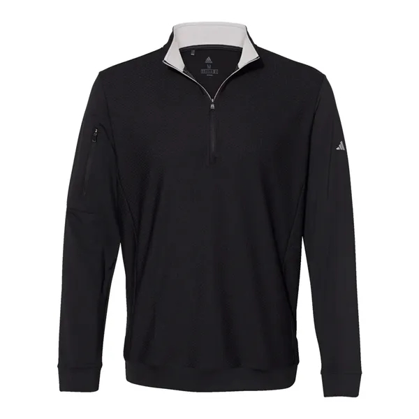 Adidas Performance Texture Quarter-Zip Pullover... from ASI 84358 S&S Activewear