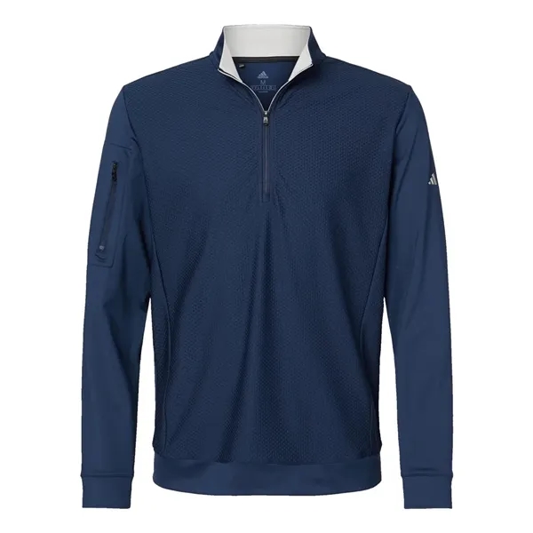 Adidas Performance Texture Quarter-Zip Pullover... from ASI 84358 S&S Activewear