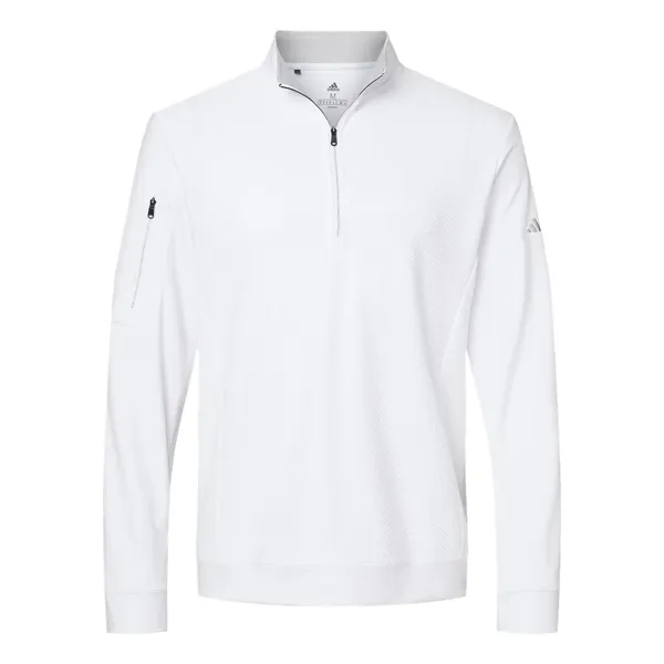 Adidas Performance Texture Quarter-Zip Pullover... from ASI 84358 S&S Activewear