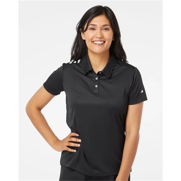 Adidas Women's 3-Stripes Shoulder Sport Shirt... from ASI 84358 S&S Activewear