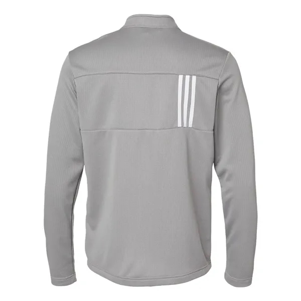 Adidas 3-Stripes Double Knit Quarter-Zip Pullover... from ASI 84358 S&S Activewear