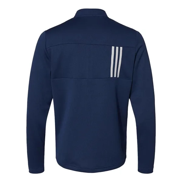 Adidas 3-Stripes Double Knit Quarter-Zip Pullover... from ASI 84358 S&S Activewear