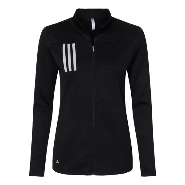Adidas Women's 3-Stripes Double Knit Full-Zip... from ASI 84358 S&S Activewear