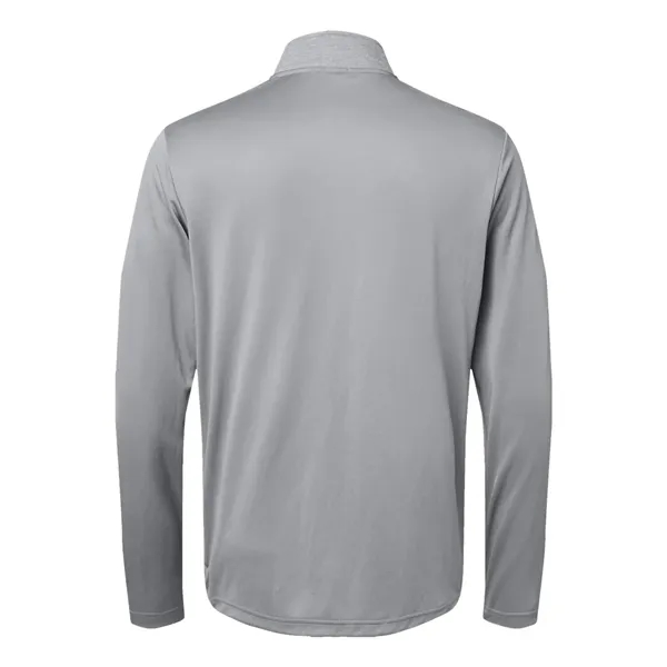 Adidas Heather Block Print Quarter-Zip Pullover... from ASI 84358 S&S Activewear