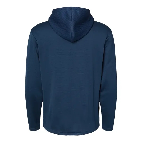 Adidas Textured Mixed Media Hooded Sweatshirt... from ASI 84358 S&S Activewear