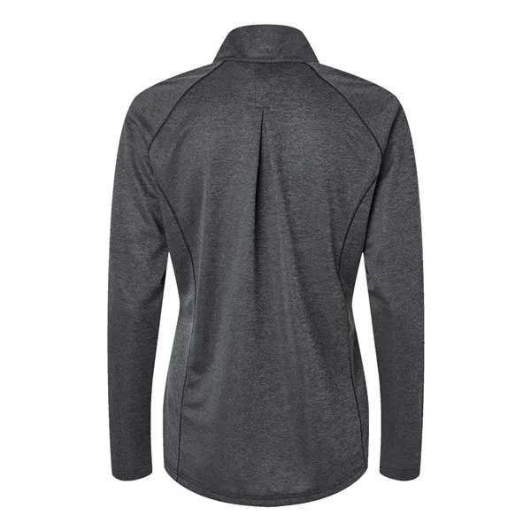 Adidas Women's Space Dyed Quarter-Zip Pullover... from ASI 84358 S&S Activewear