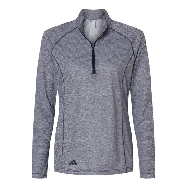 Adidas Women's Space Dyed Quarter-Zip Pullover... from ASI 84358 S&S Activewear
