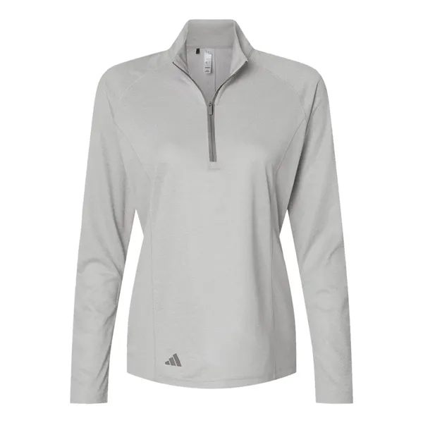 Adidas Women's Space Dyed Quarter-Zip Pullover... from ASI 84358 S&S Activewear