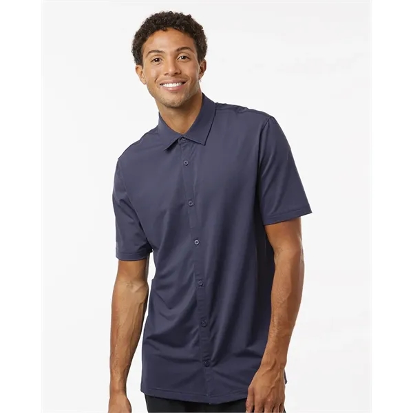 Adidas Button Down Short Sleeve Shirt... from ASI 84358 S&S Activewear