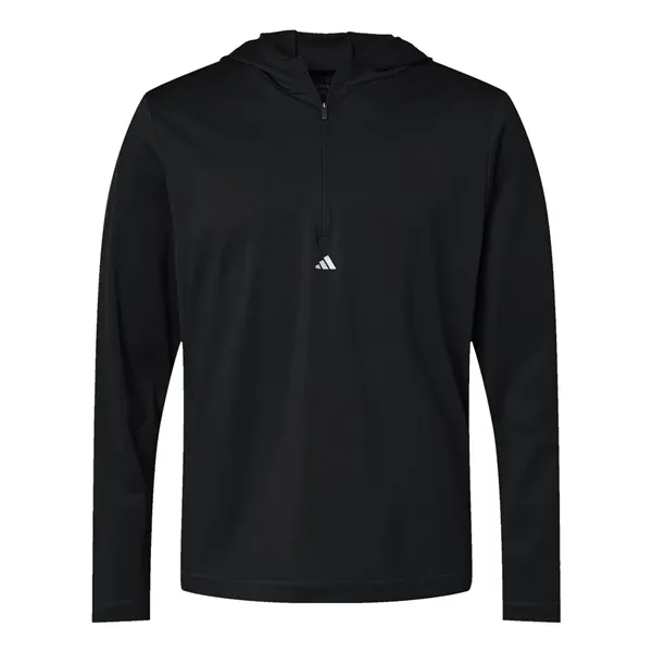 Adidas Lightweight Performance Quarter-Zip Hooded Pullover... from ASI 84358 S&S Activewear