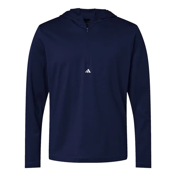 Adidas Lightweight Performance Quarter-Zip Hooded Pullover... from ASI 84358 S&S Activewear