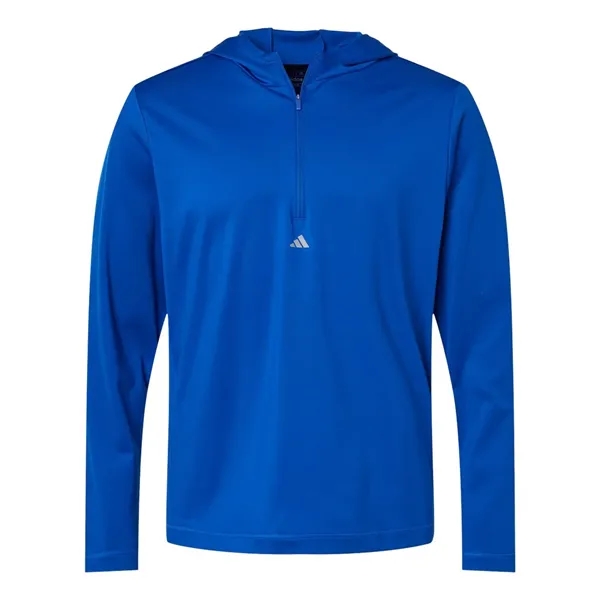 Adidas Lightweight Performance Quarter-Zip Hooded Pullover... from ASI 84358 S&S Activewear