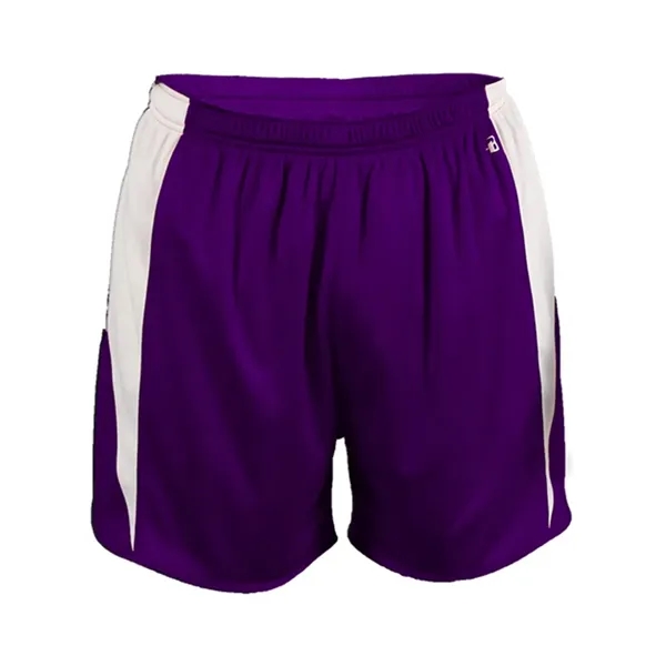 100% polyester youth short with moisture management, antimicrobial enhancement, and more.... from ASI 84358 S&S Activewear