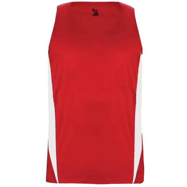 Youth singlet made of 100% polyester with contrast side inserts, moisture... from ASI 84358 S&S Activewear
