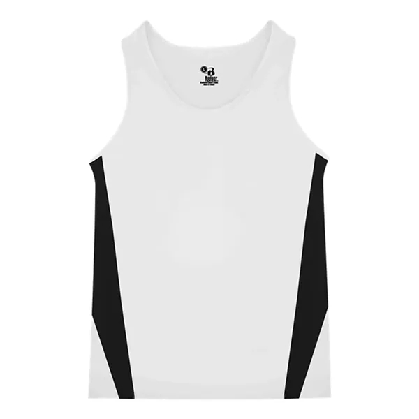 Youth singlet made of 100% polyester with contrast side inserts, moisture... from ASI 84358 S&S Activewear