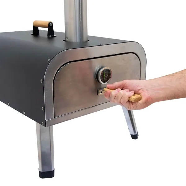 Craft artisan pizzas at home with this durable stainless oven and... from ASI 87188 Showdown Displays