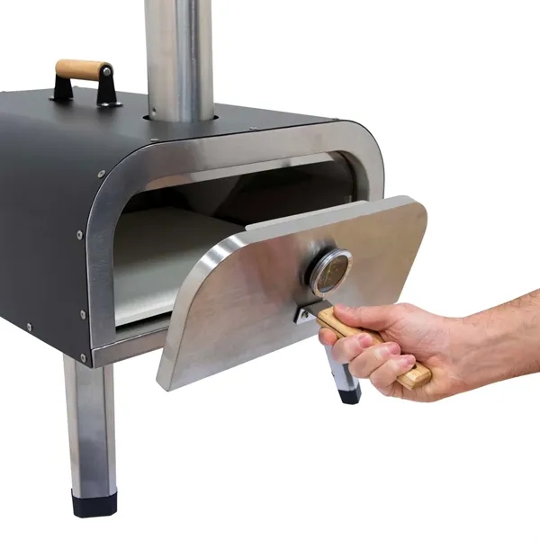 Craft artisan pizzas at home with this durable stainless oven and... from ASI 87188 Showdown Displays