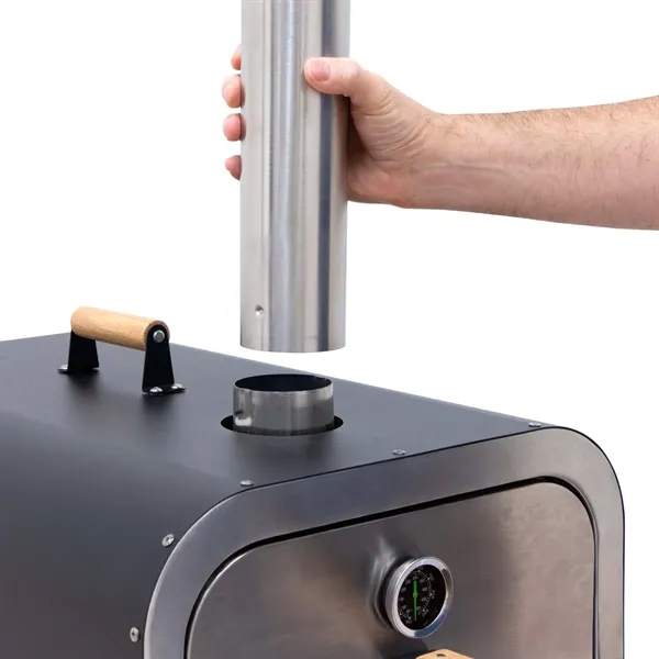 Craft artisan pizzas at home with this durable stainless oven and... from ASI 87188 Showdown Displays