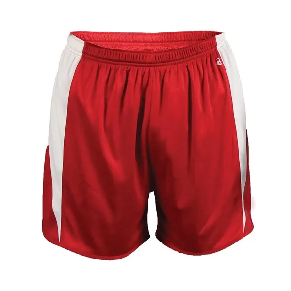 100% polyester shorts with moisture management, antimicrobial enhancements, and contrast side... from ASI 84358 S&S Activewear