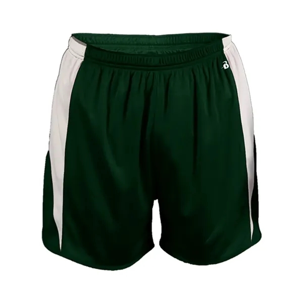 100% polyester shorts with moisture management, antimicrobial enhancements, and contrast side... from ASI 84358 S&S Activewear