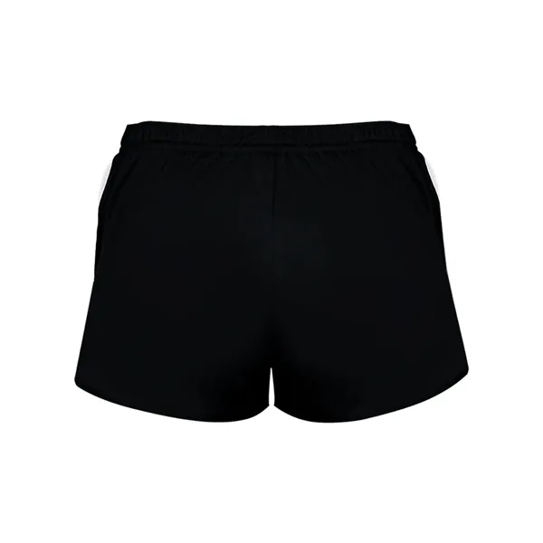 Ladies short with moisture management fabric and contrast side inserts.... from ASI 84358 S&S Activewear