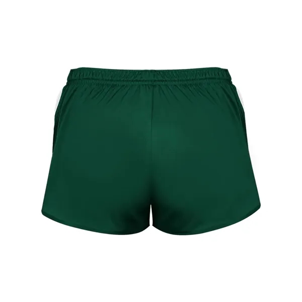 Ladies short with moisture management fabric and contrast side inserts.... from ASI 84358 S&S Activewear