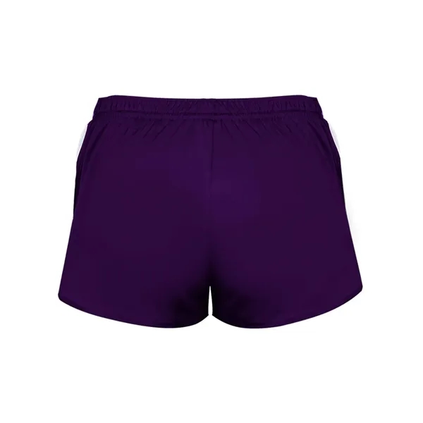 Ladies short with moisture management fabric and contrast side inserts.... from ASI 84358 S&S Activewear