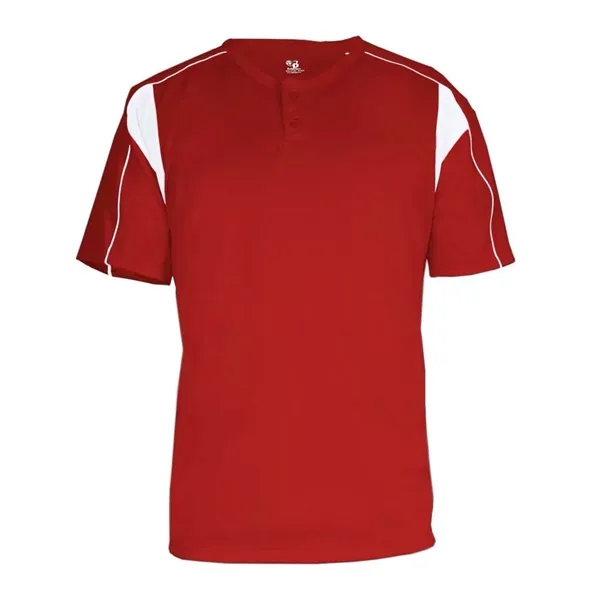 Performance fabric two-button placket jersey... from ASI 84358 S&S Activewear