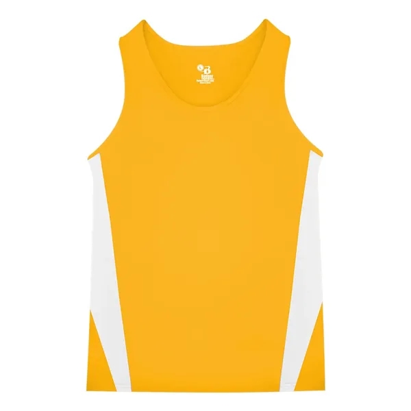 Moisture-wicking, antimicrobial singlet made of 100% polyester with contrast side inserts.... from ASI 84358 S&S Activewear