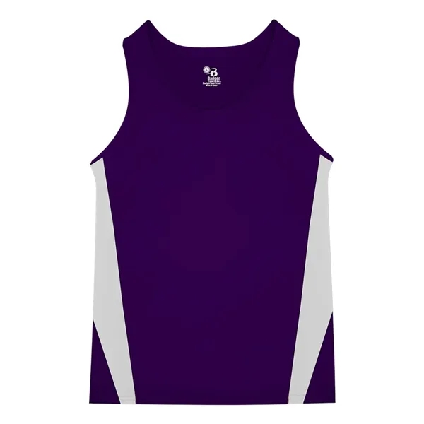 Moisture-wicking, antimicrobial singlet made of 100% polyester with contrast side inserts.... from ASI 84358 S&S Activewear