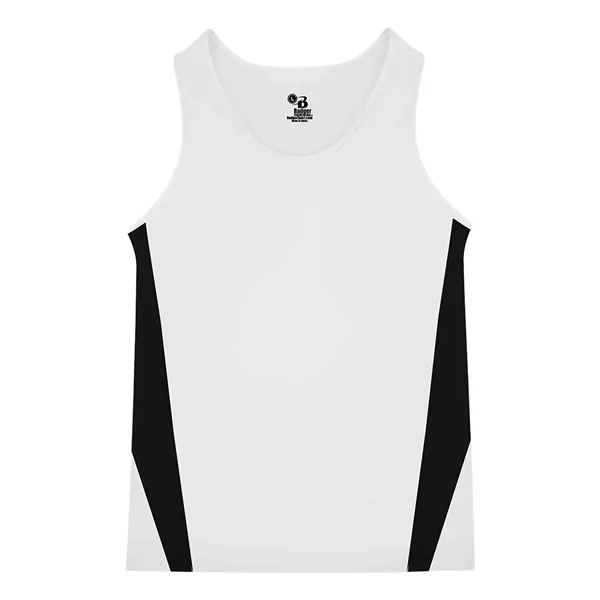 Moisture-wicking, antimicrobial singlet made of 100% polyester with contrast side inserts.... from ASI 84358 S&S Activewear