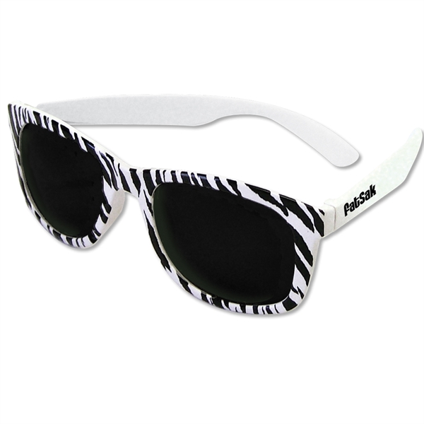 Sunglasses in fun pattern with a 400 UV rating.... from ASI 52840 Evans Manufacturing