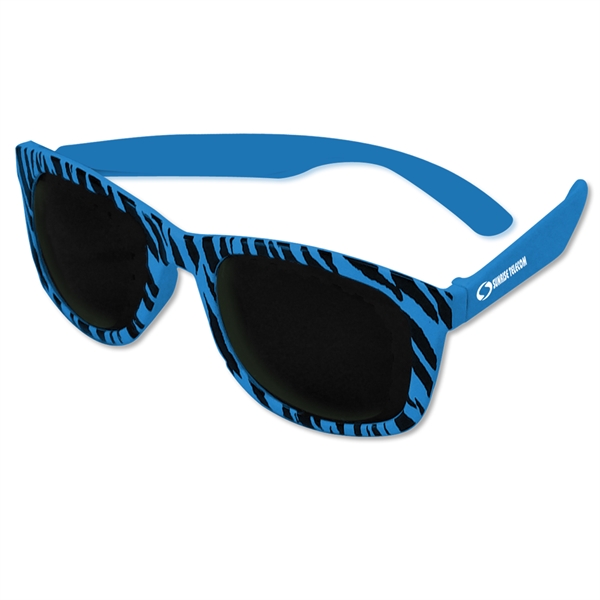 Sunglasses in fun pattern with a 400 UV rating.... from ASI 52840 Evans Manufacturing