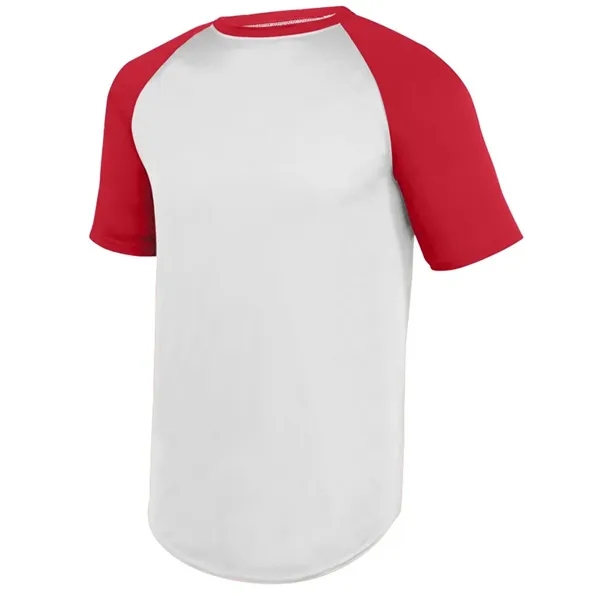 Wicking Short Sleeve Baseball Jersey... from ASI 84358 S&S Activewear