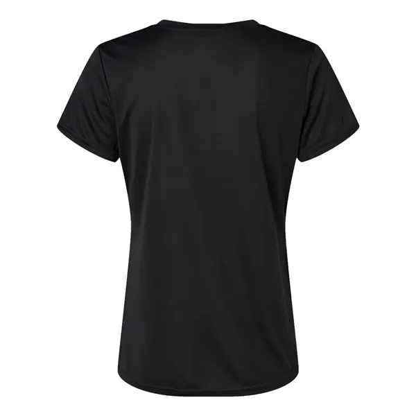 Women's v-neck wicking t-shirt. Blank.... from ASI 84358 S&S Activewear