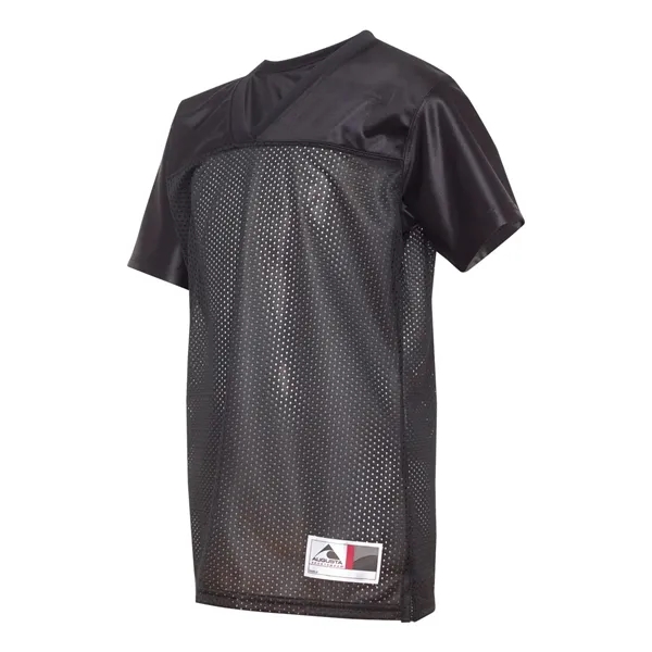 3.35 oz., 100% polyester tricot mesh Juniors' replica football t-shirt.... from ASI 84358 S&S Activewear