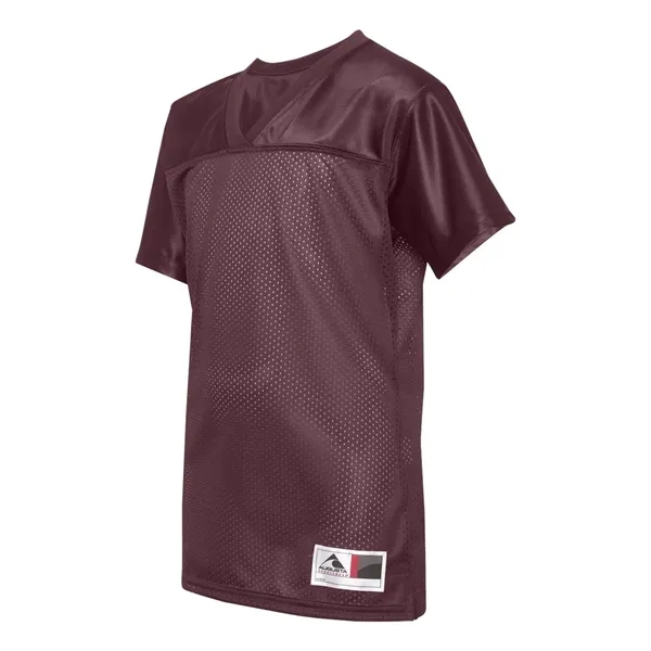 3.35 oz., 100% polyester tricot mesh Juniors' replica football t-shirt.... from ASI 84358 S&S Activewear