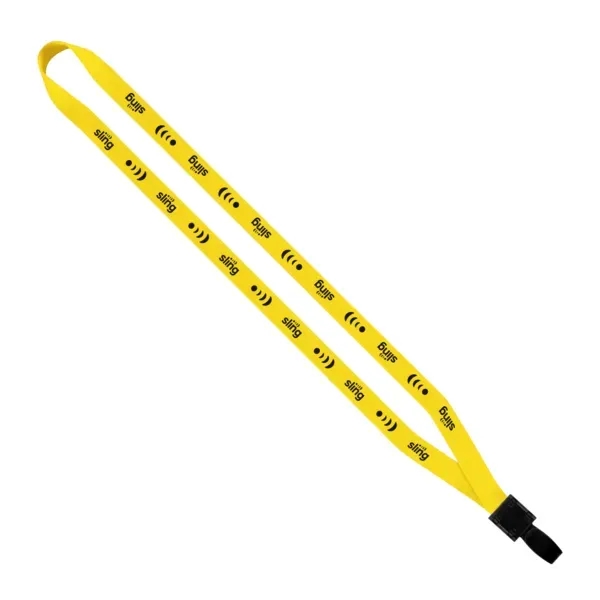 1/2" polyester lanyard with non-swivel plastic hook.... from ASI 88060 Snugz/USA Inc / SnugZ USA®