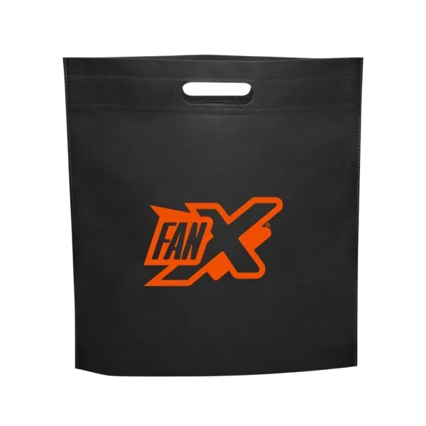 15" x 16" x 2.5" non-woven polypropylene tote bag with die-cut... from ASI 88060 Snugz/USA Inc