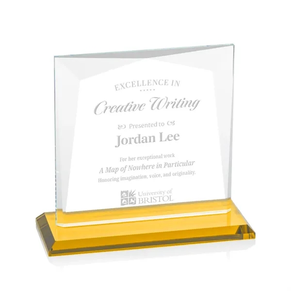 The Starfire Crystal Tanner Award features a stunning Starfire upright framed... from ASI 84592 St Regis Group / St Regis