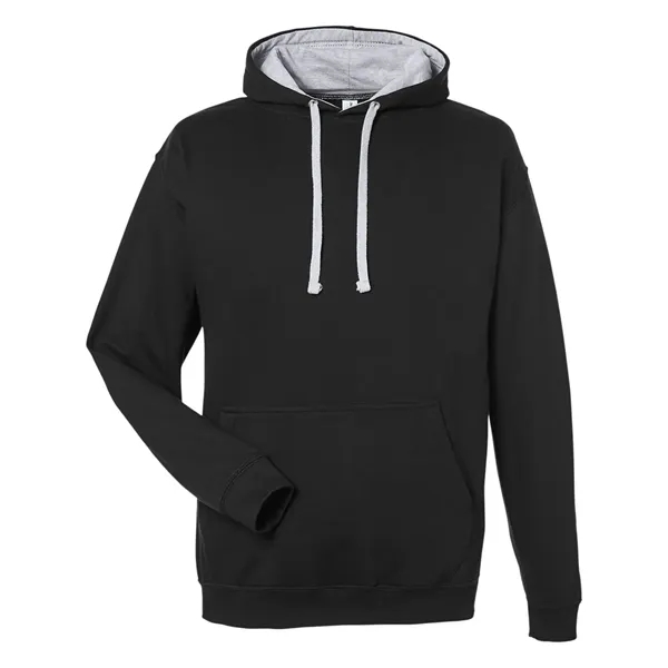 Just Hoods Midweight Varsity Contrast Hooded Sweatshirt... from ASI 84358 S&S Activewear