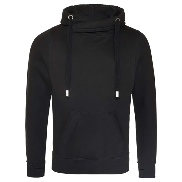 Just Hoods Cross Neck Hooded Sweatshirt... from ASI 84358 S&S Activewear