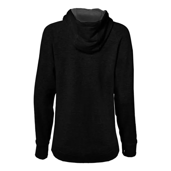 Women's Fitflex French Terry Hooded 1/4 Zip... from ASI 84358 S&S Activewear