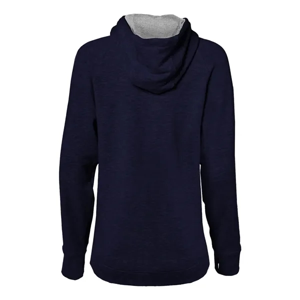 Women's Fitflex French Terry Hooded 1/4 Zip... from ASI 84358 S&S Activewear