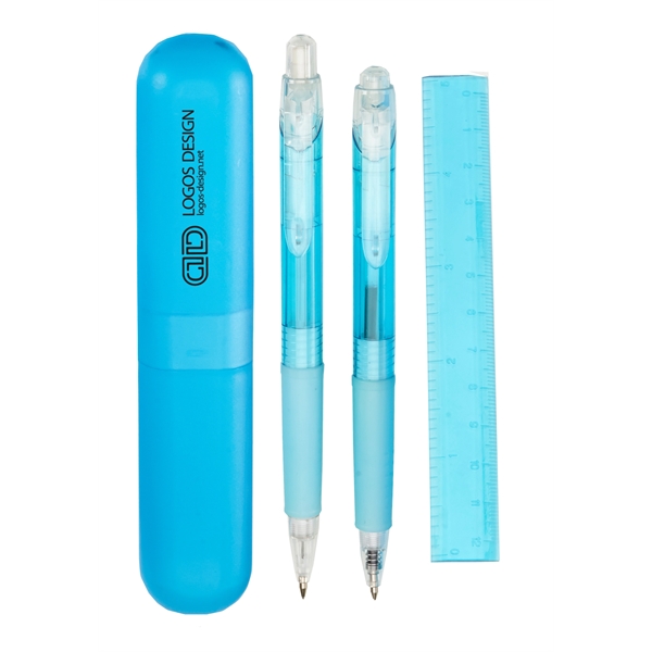 Mechanical pencil set has 5" plastic ruler, mechanical pencil with 0.5mm... from ASI 52840 Evans Manufacturing